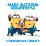 Alles Gute zum Geburtstag von Minions fr Stephan-Alexander