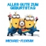 Alles Gute zum Geburtstag von Minions fr Michael-Florian