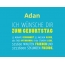 Adan, Ich wnsche dir zum geburtstag...