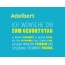 Adelbert, Ich wnsche dir zum geburtstag...