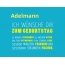 Adelmann, Ich wnsche dir zum geburtstag...