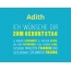 Adith, Ich wnsche dir zum geburtstag...