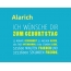 Alarich, Ich wnsche dir zum geburtstag...