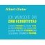 Albert-Dieter, Ich wnsche dir zum geburtstag...