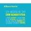 Albert-Horst, Ich wnsche dir zum geburtstag...