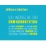 Alfons-Stefan, Ich wnsche dir zum geburtstag...