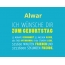 Alwar, Ich wnsche dir zum geburtstag...