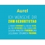 Aurel, Ich wnsche dir zum geburtstag...