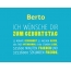 Berto, Ich wnsche dir zum geburtstag...