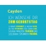 Cayden, Ich wnsche dir zum geburtstag...