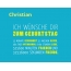 Christian, Ich wnsche dir zum geburtstag...