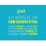 Joel, Ich wnsche dir zum geburtstag...