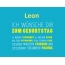 Leon, Ich wnsche dir zum geburtstag...