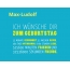 Max-Ludolf, Ich wnsche dir zum geburtstag...