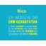 Rico, Ich wnsche dir zum geburtstag...