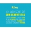 Riko, Ich wnsche dir zum geburtstag...