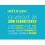 Volkmann, Ich wnsche dir zum geburtstag...