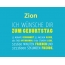 Zion, Ich wnsche dir zum geburtstag...