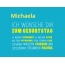 Michaela, Ich wnsche dir zum geburtstag...