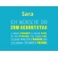 Sara, Ich wnsche dir zum geburtstag...