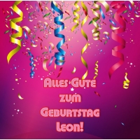 Alles Gute zum Geburtstag, Leon! Bilder Gluckwunsche.