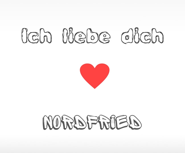 Ich liebe dich Nordfried