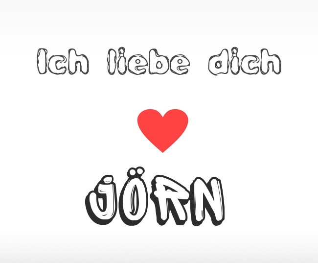 Ich liebe dich Jrn