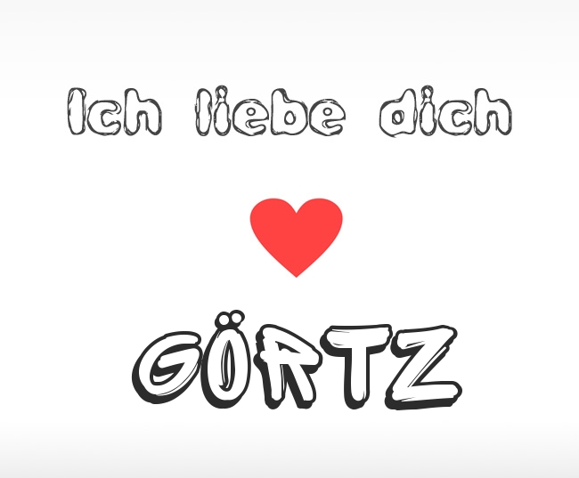 Ich liebe dich Grtz