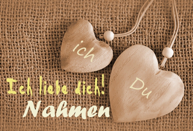 Ich Liebe Dich Nahmen, ich und Du