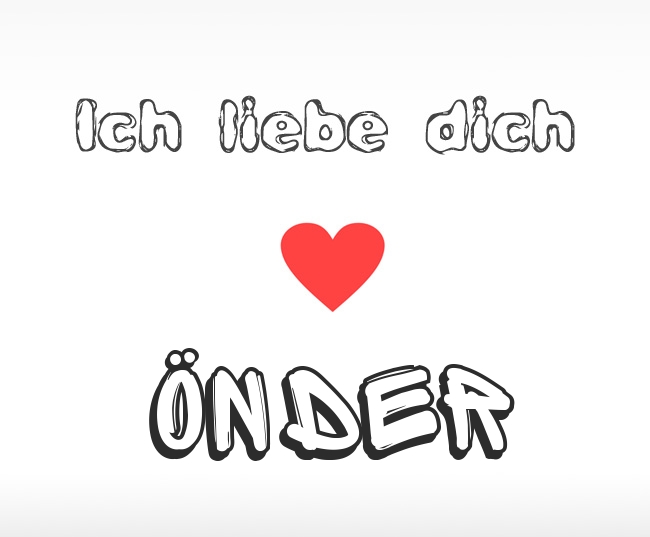 Ich liebe dich nder