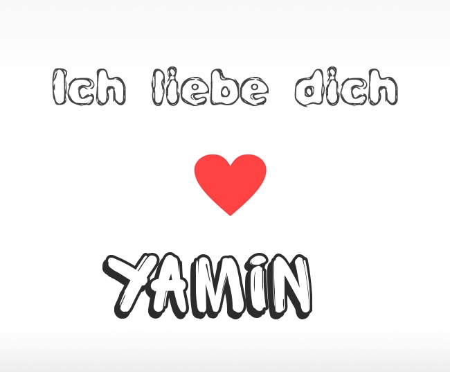 Ich liebe dich Yamin