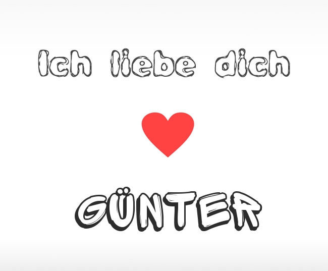 Ich liebe dich Gnter