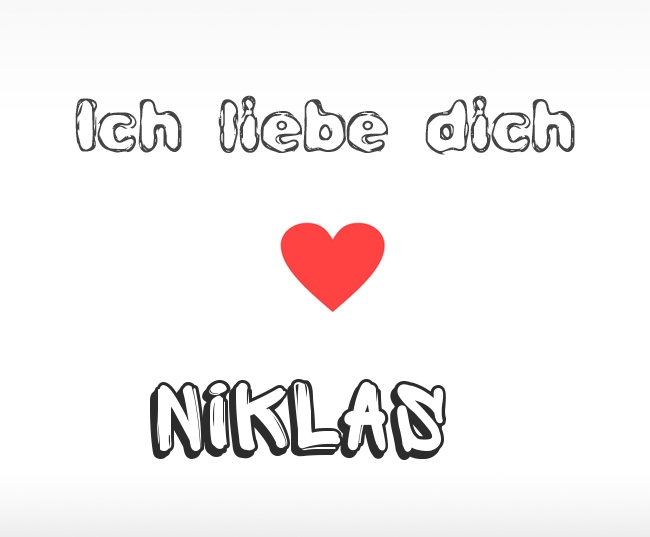 Ich liebe dich Niklas