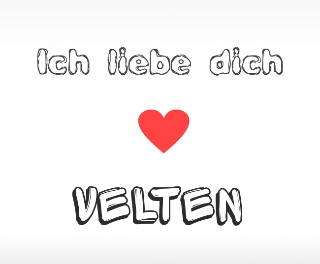 Ich liebe dich Velten