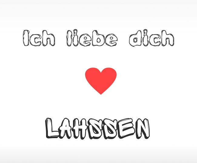 Ich liebe dich Lahssen