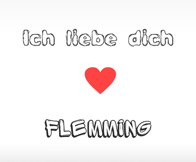 Ich liebe dich Flemming