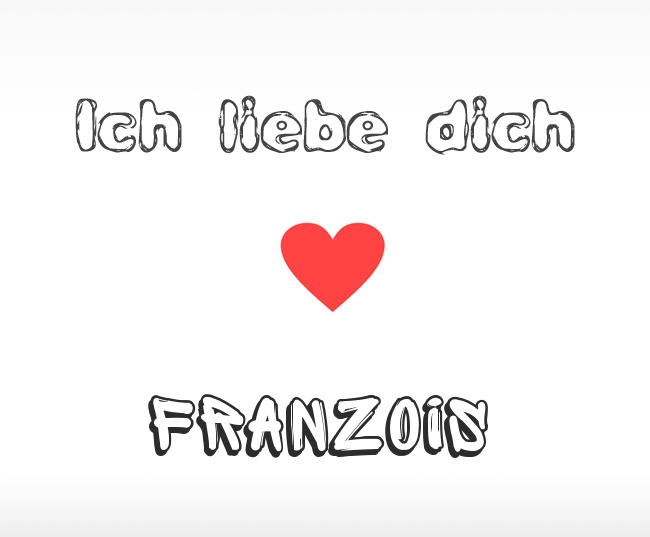 Ich liebe dich Franzois