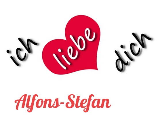 Bild: Ich liebe Dich Alfons-Stefan