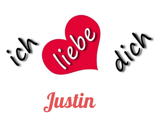 Bild: Ich liebe Dich Justin