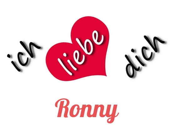 Bild: Ich liebe Dich Ronny