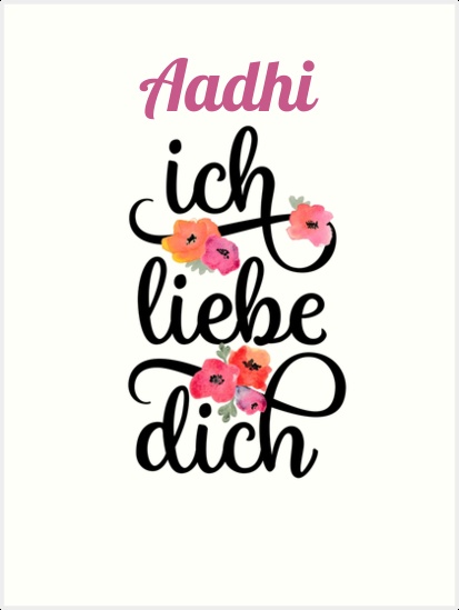 Aadhi, Ich liebe Dich Bilder