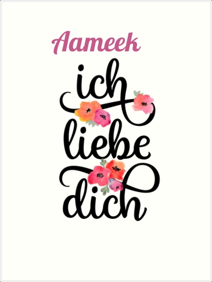 Aameek, Ich liebe Dich Bilder