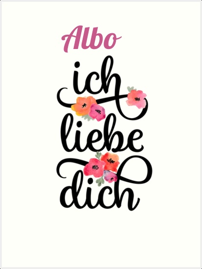 Albo, Ich liebe Dich Bilder Albo, Ich liebe Dich Bilder