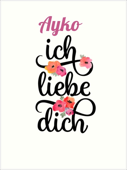 Ayko, Ich liebe Dich Bilder