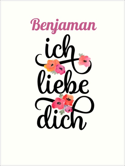 Benjaman, Ich liebe Dich Bilder Benjaman, Ich liebe Dich Bilder