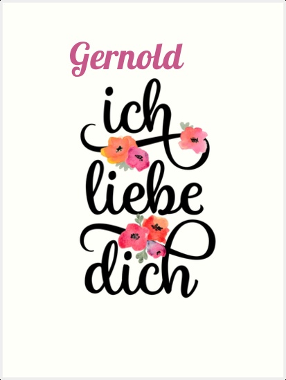 Gernold, Ich liebe Dich Bilder