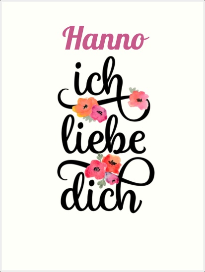 Hanno, Ich liebe Dich Bilder