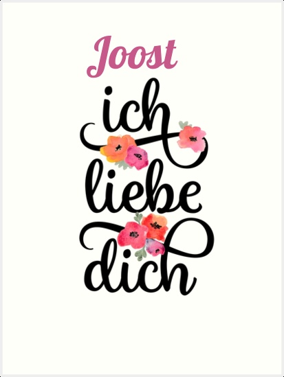 Joost, Ich liebe Dich Bilder