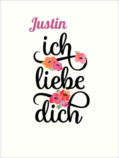 Justin, Ich liebe Dich Bilder