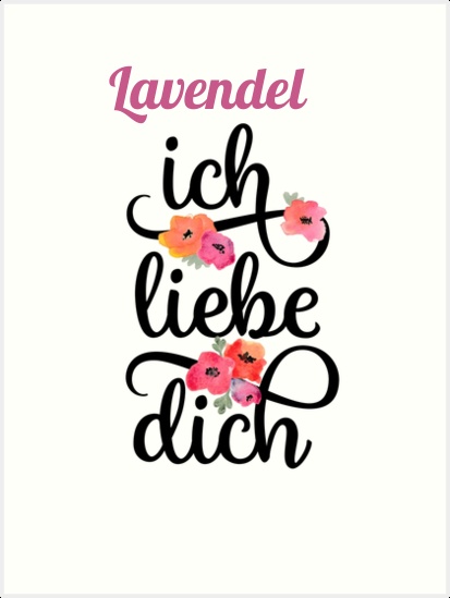 Lavendel, Ich liebe Dich Bilder